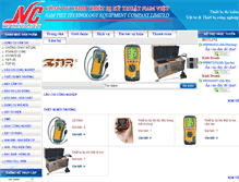 Tablet Screenshot of namviettech.com.vn